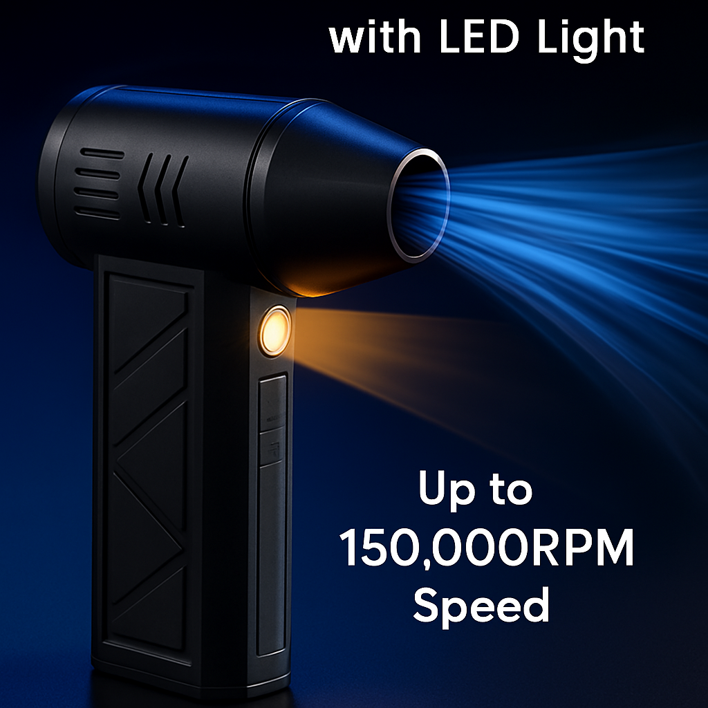 Compressed Air Duster with LED Light for Home Use LJGDeals