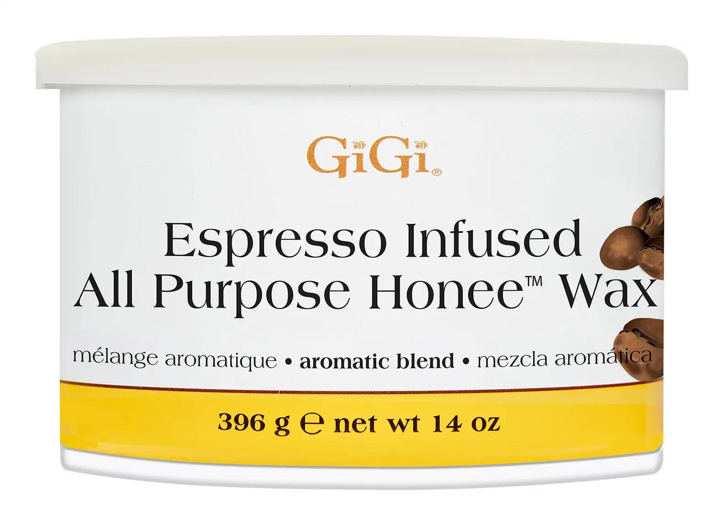 Espresso Infused All Purpose Honey Wax - 14oz Lunali Nail Supply