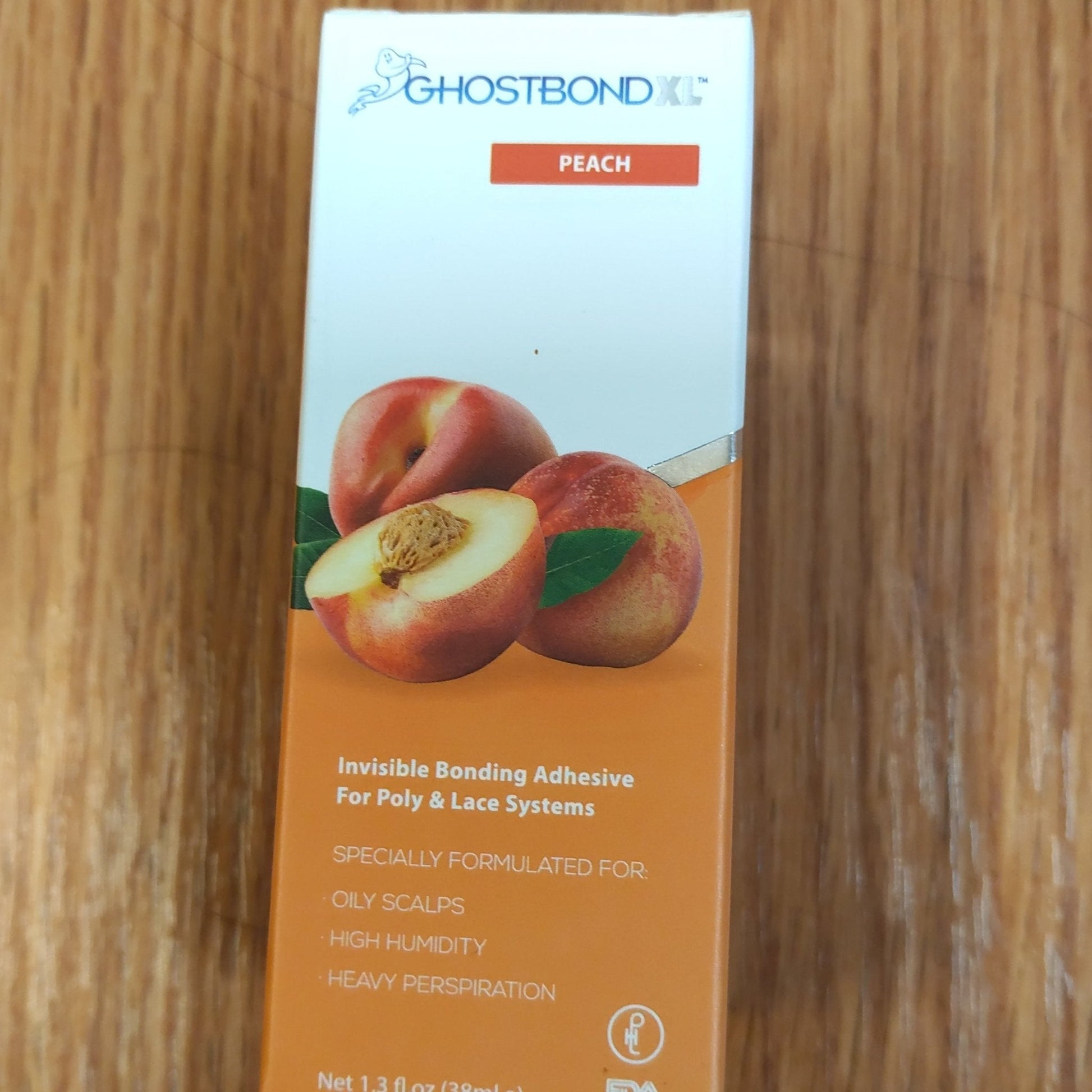 Ghost Bond XL Hair Replacement Adhesive, Invisible Bonding Wig Glue, Extra Moisture Control, Peach, 1.3 oz VIP Extensions