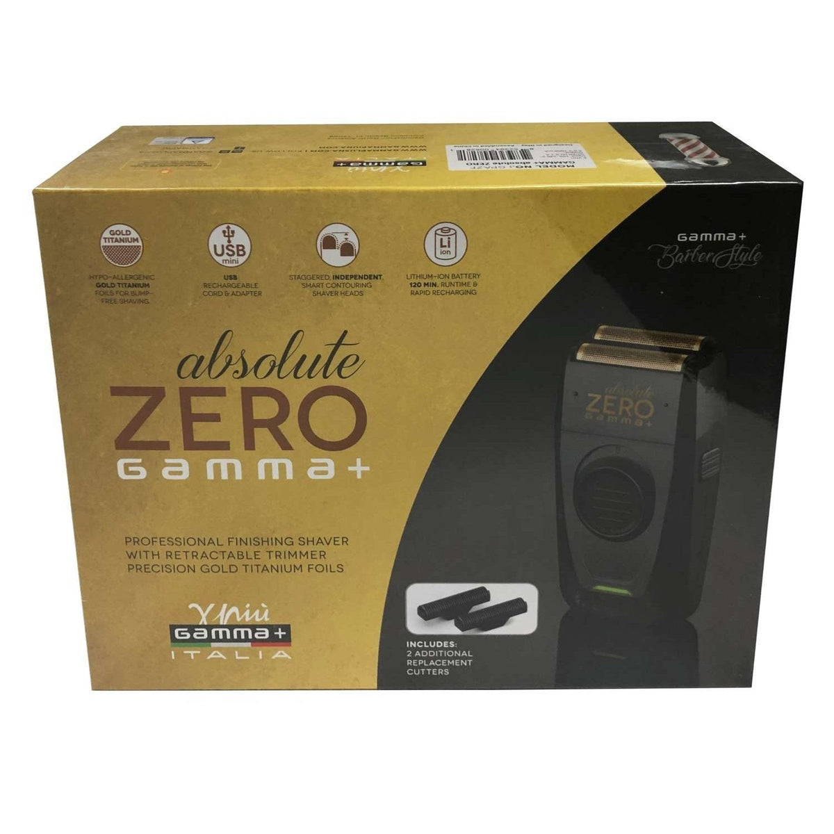 Gamma Absolute Zero Shaver With Forged Cutters My Beauty Site Pro