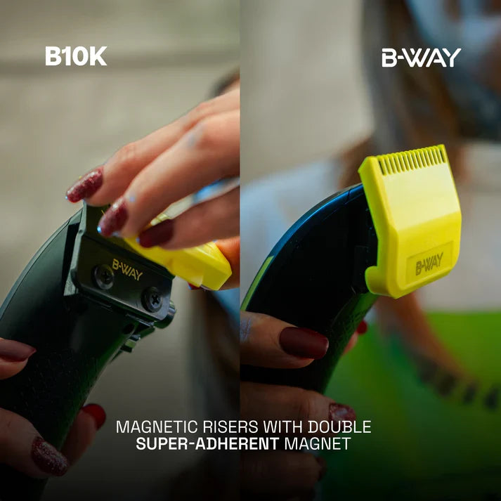 B‑WAY B10K Clipper & OFF Black Shaver – 2‑Piece Barber Set RT-Way USA