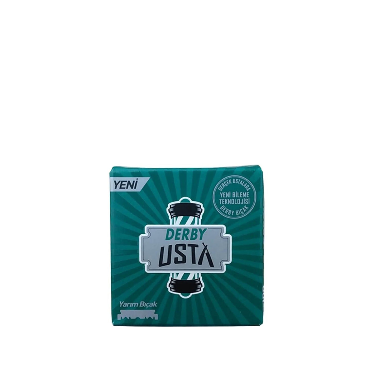 Derby Professional Type Razor Blades 100 Count Pack - Bulk Shaving Supplies for Professionals and Home Users Beauty Care Bag
