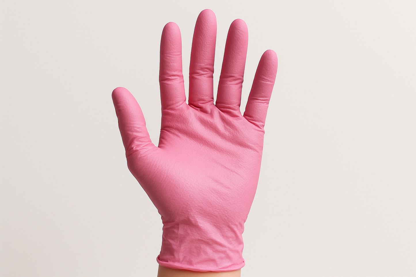 Shamrock Pink Latex Gloves | 100pc Box Lunali Nail Supply