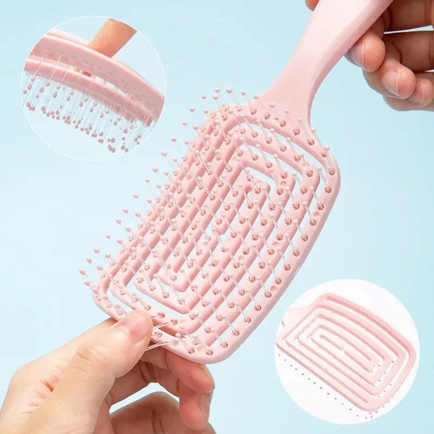 Hair Comb Hair Brush Anti Tangle And Anti-static Head Hair Brush Salon Hair Straightener Comb 7DAY'S