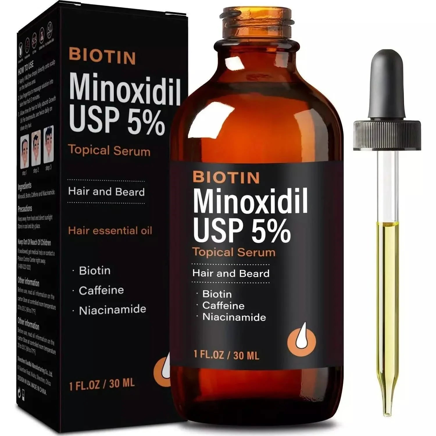 Hair Oil-Biotin Serum Treatment for Stronger Thicker Longer Hair DailySale