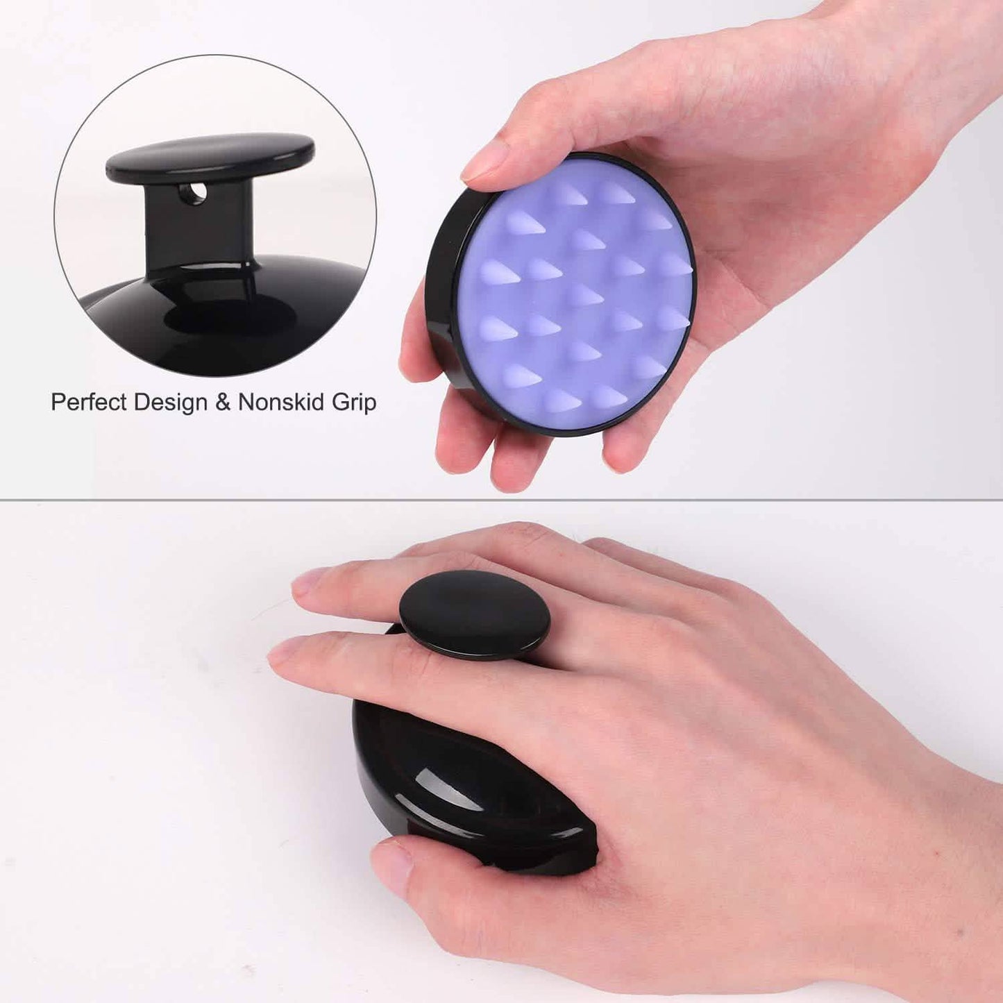 Hair Shampoo Brush with Soft Silicone Scalp Massager DailySale