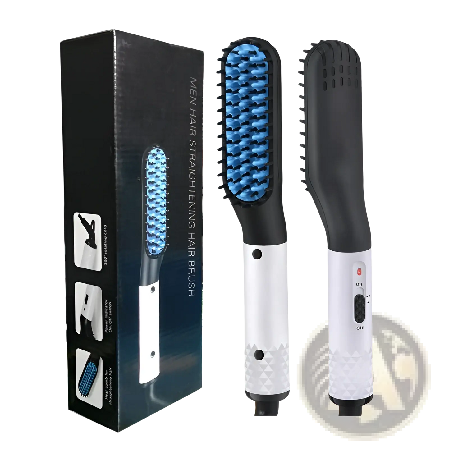 Hair Straightener Brush for Men Beard and Hair Styling ARBA Global