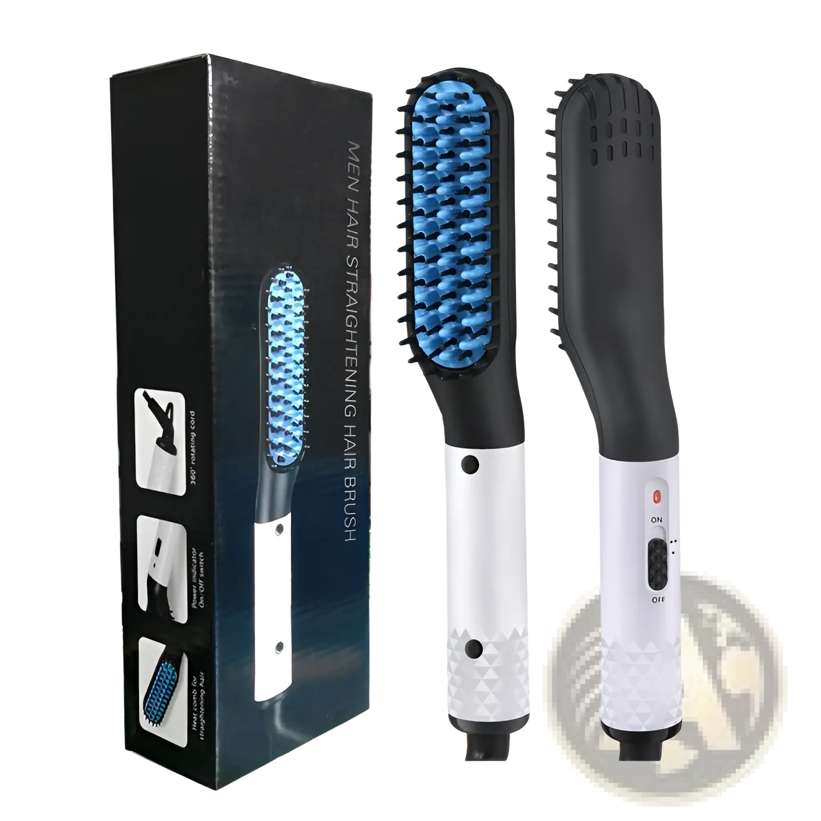 Hair Straightener Brush for Men Beard and Hair Styling ARBA Global
