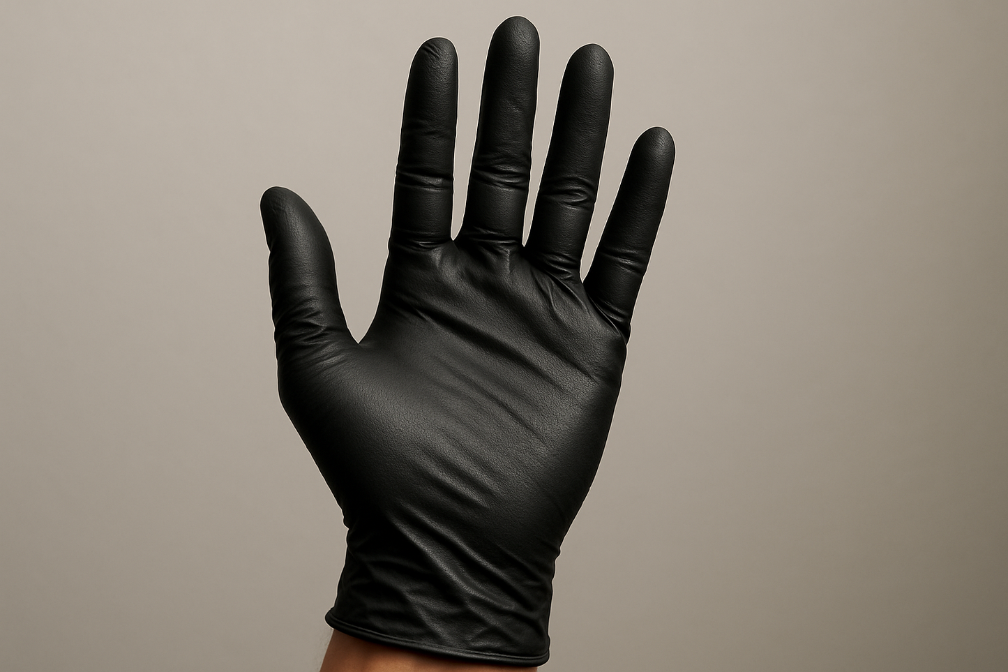 Shamrock Black Latex Gloves | 100pc Box Lunali Nail Supply