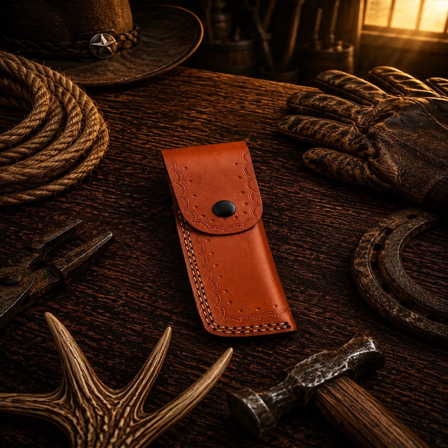 Heritage Barber Straight Razor – D2 Steel Folding Razor SHAM KNIVES