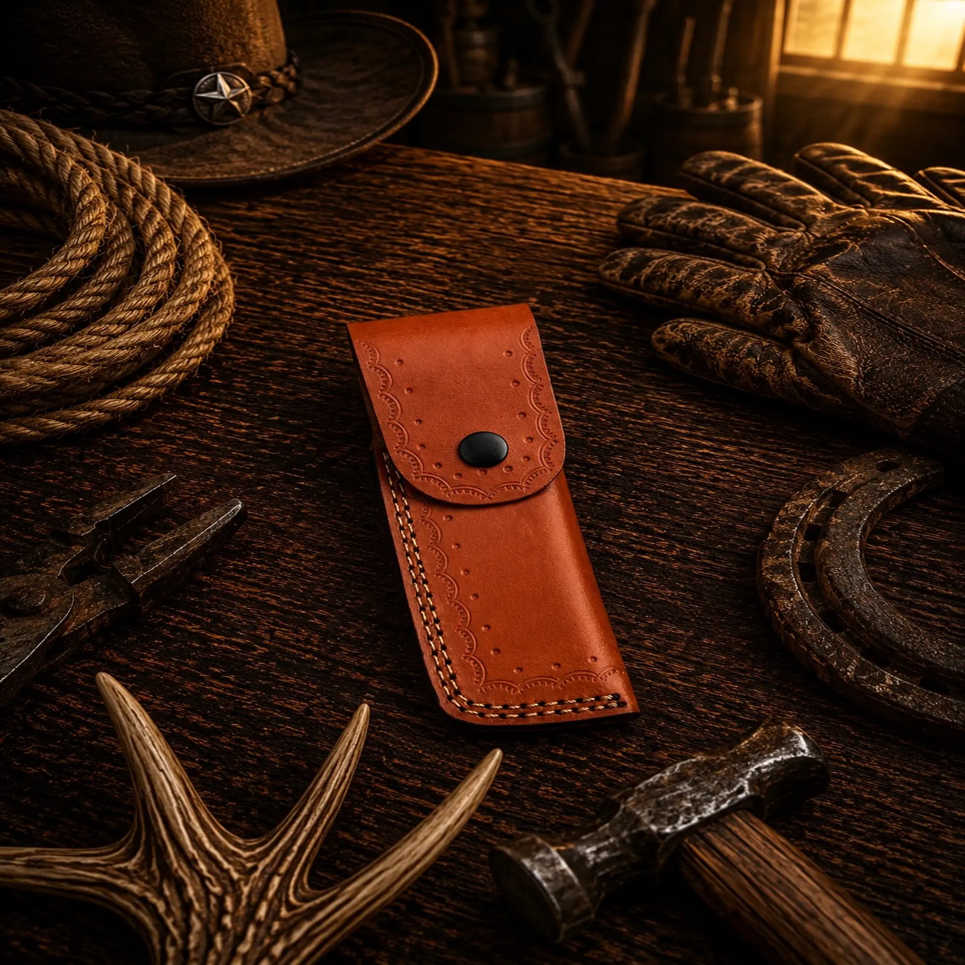Heritage Barber Straight Razor – D2 Steel Folding Razor SHAM KNIVES