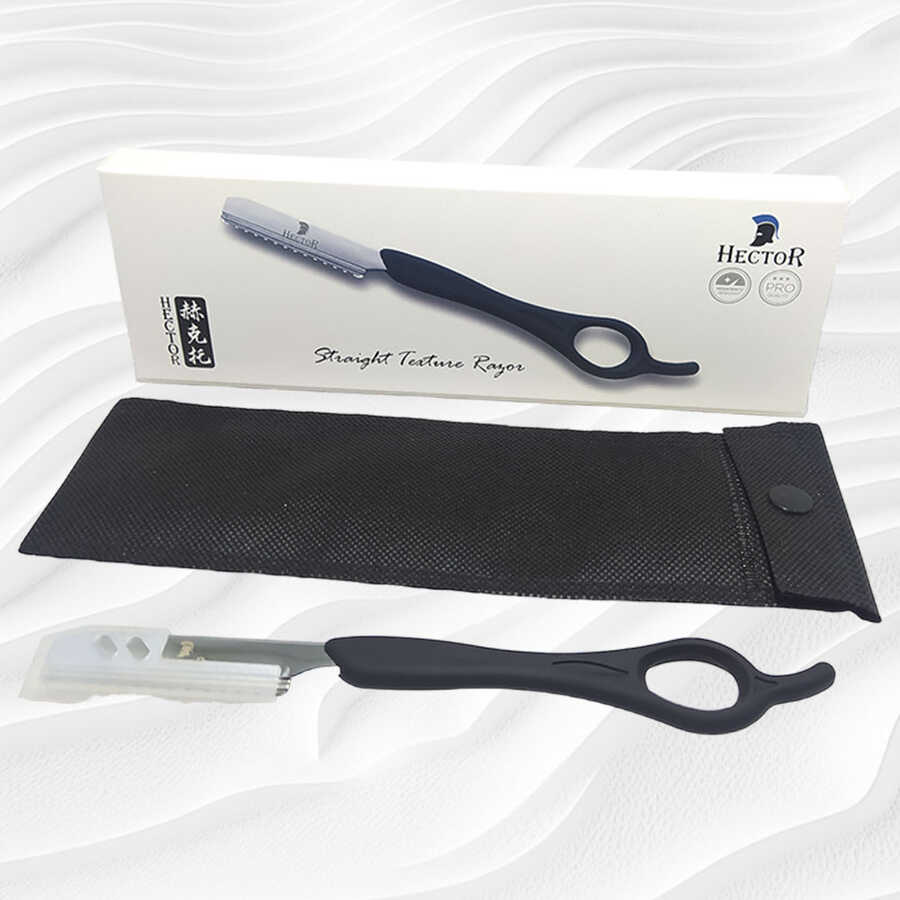 Hector T-6 Hair Styling Razor for Precision Shaping Beauty Care Bag