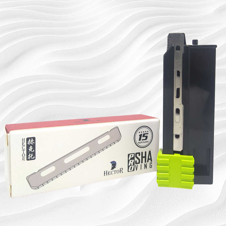 Hector B-5 Professional Shaving Razor Blades 100 Count Beauty Care Bag