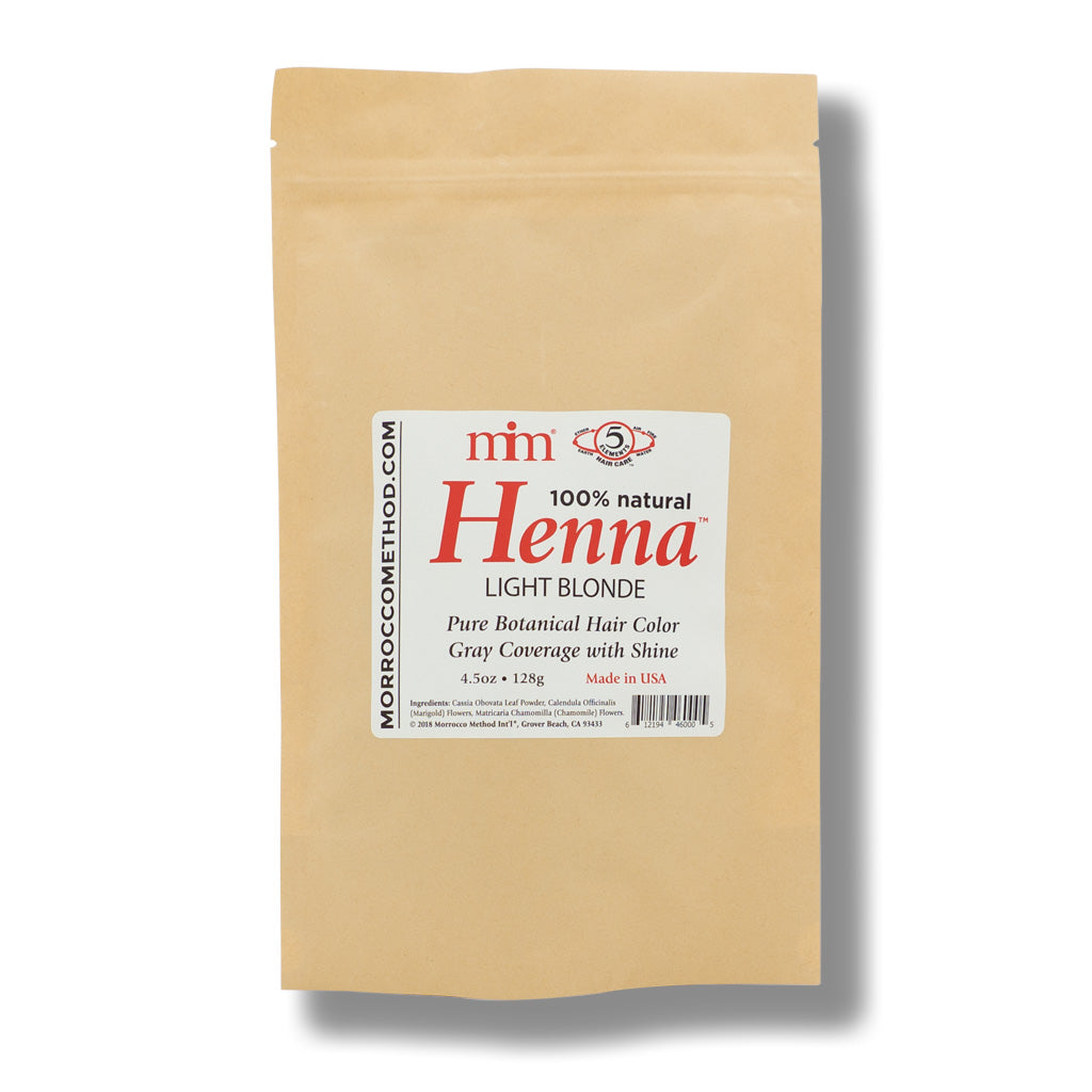 Henna Hair Dye - Light Blonde Morrocco Method International
