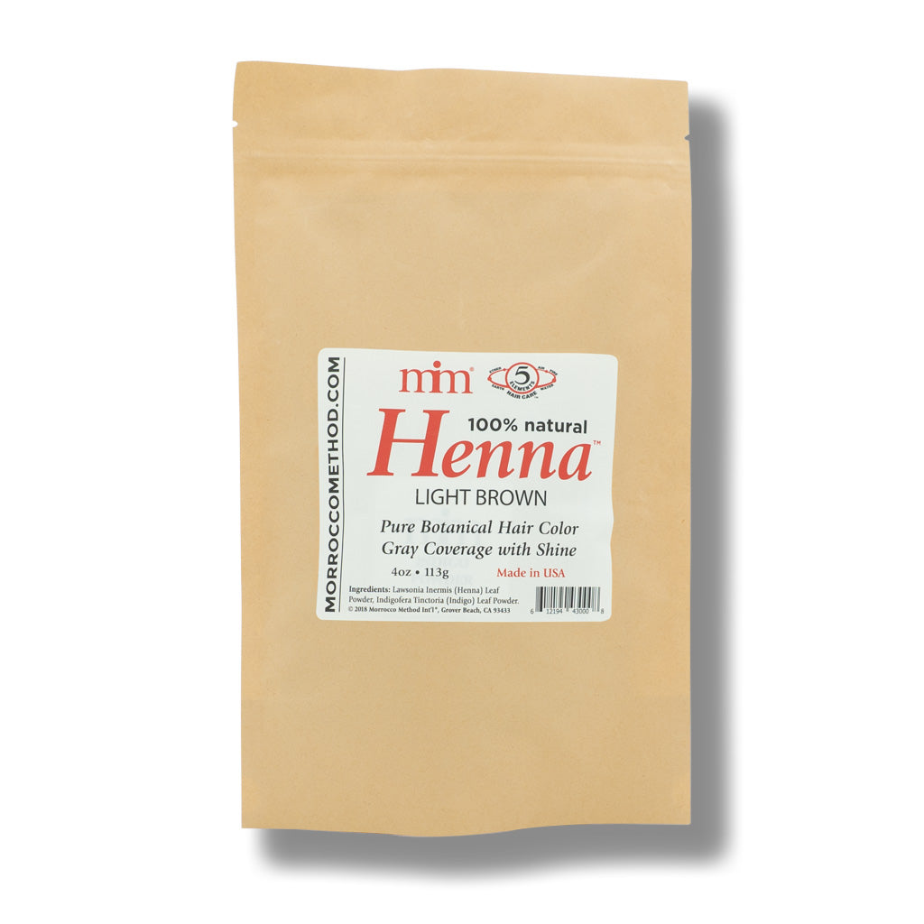 Henna Hair Dye - Light Brown Morrocco Method International