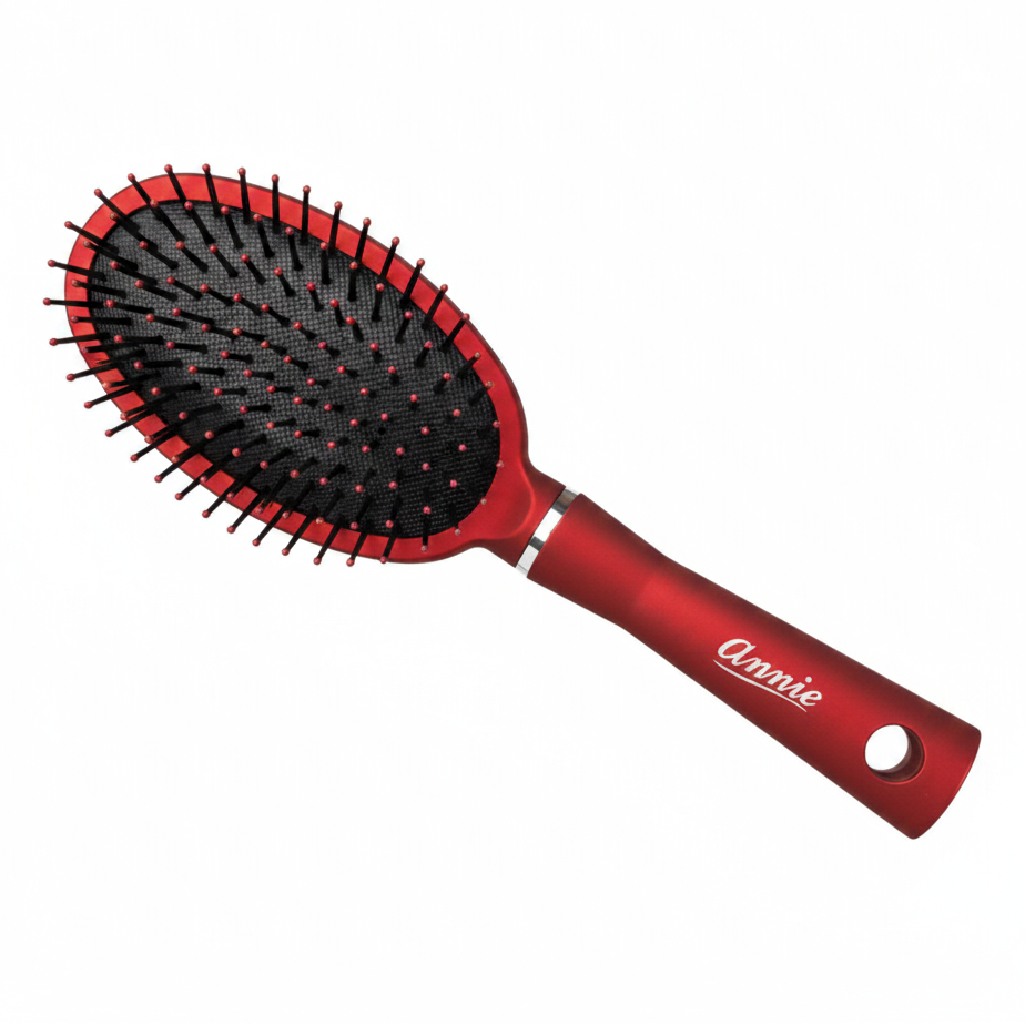Annie Salon Round Paddle Brush, 1 Count, Red Annie International, Inc.