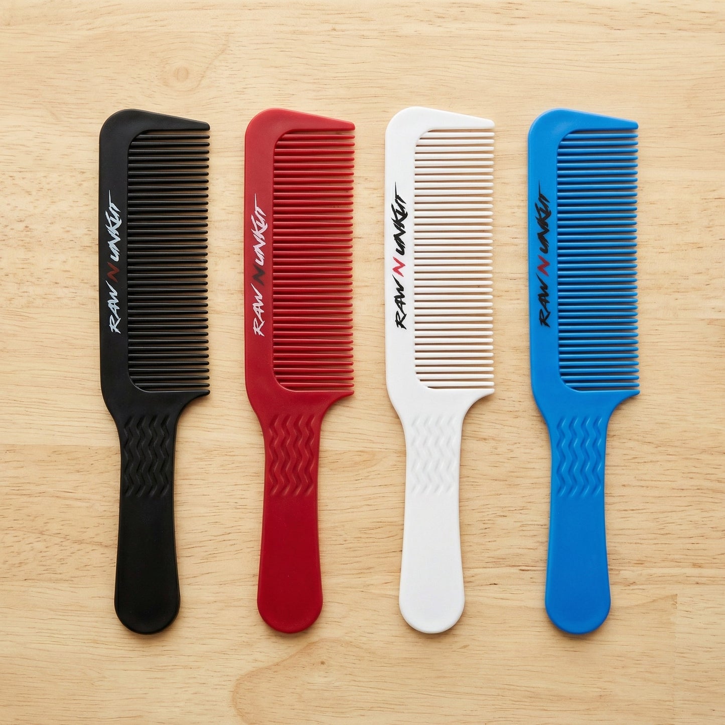 Raw N Unkut Professional Barber Comb Set Gripper Razor and Parting RAW N UNKUT