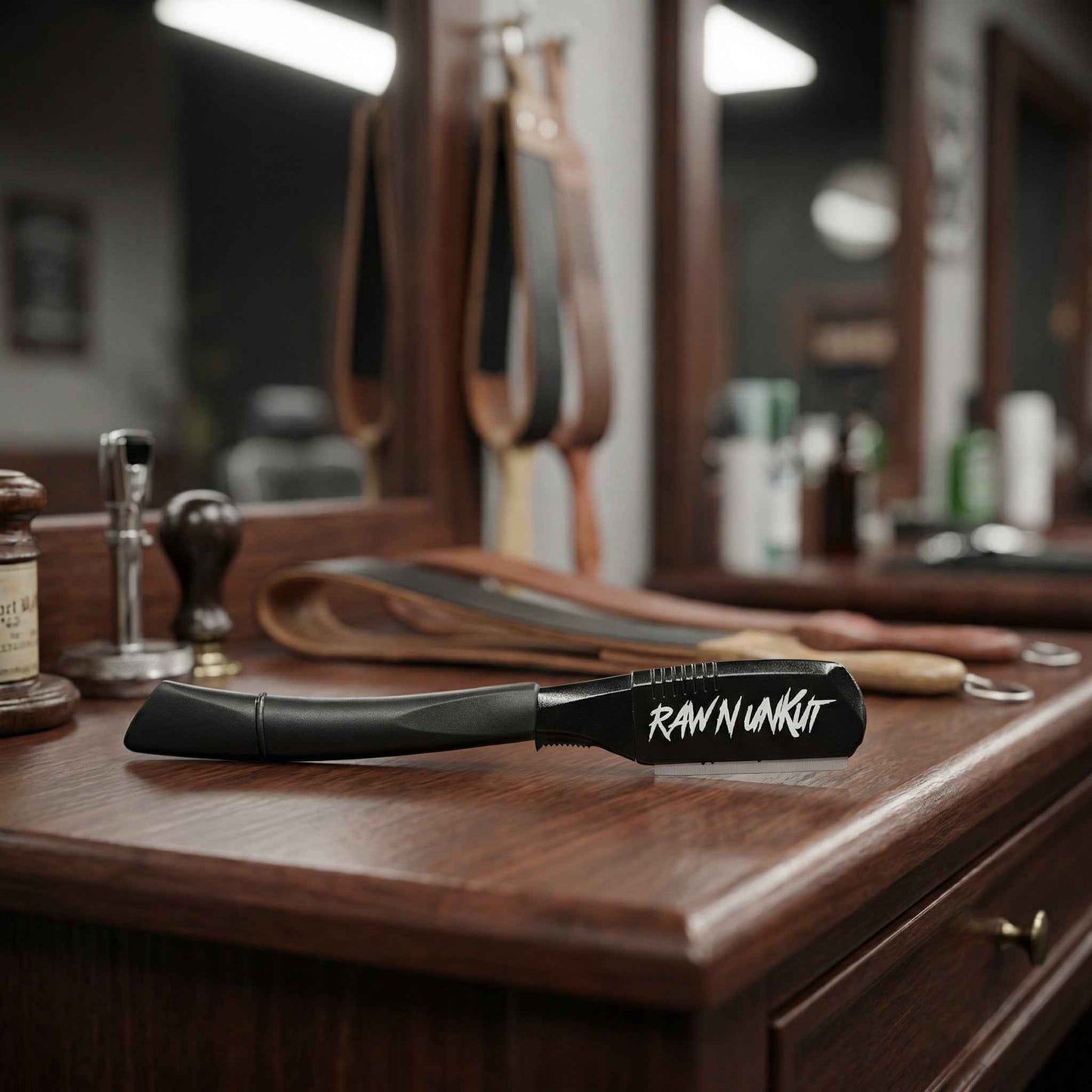 Raw N Unkut Razor Holder with 100-Blade Combo Pack RAW N UNKUT