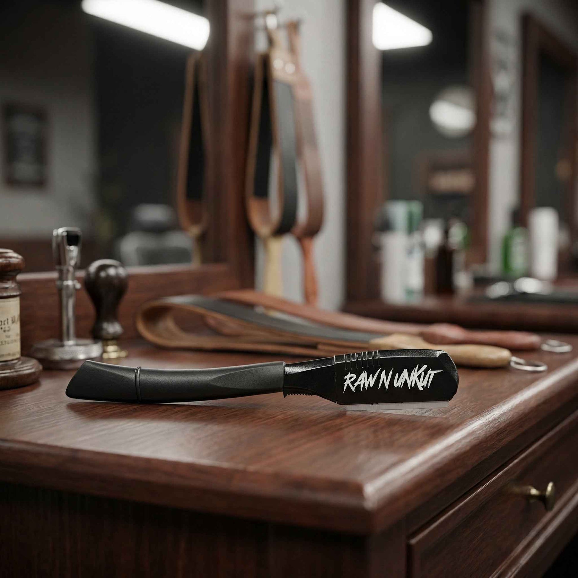 Raw N Unkut Razor Holder with 100-Blade Combo Pack RAW N UNKUT