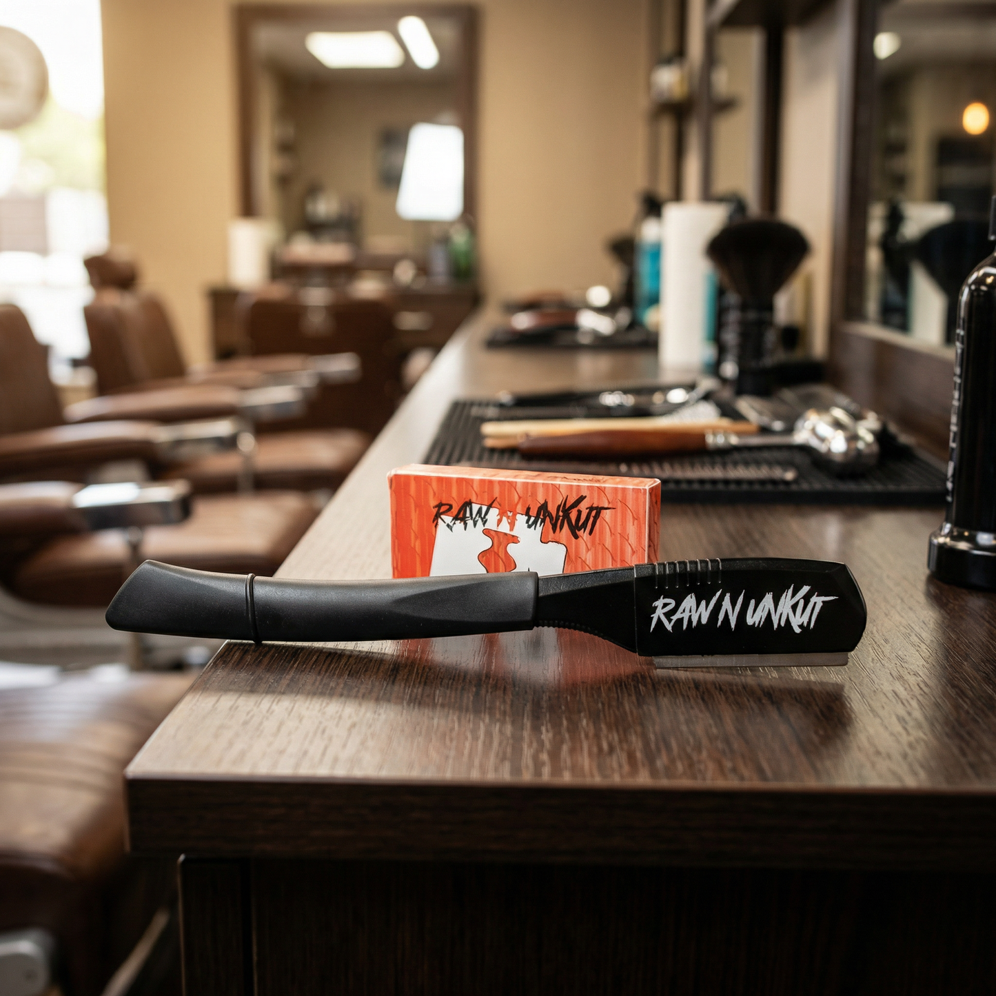 Raw N Unkut Razor Holder with 100-Blade Combo Pack RAW N UNKUT