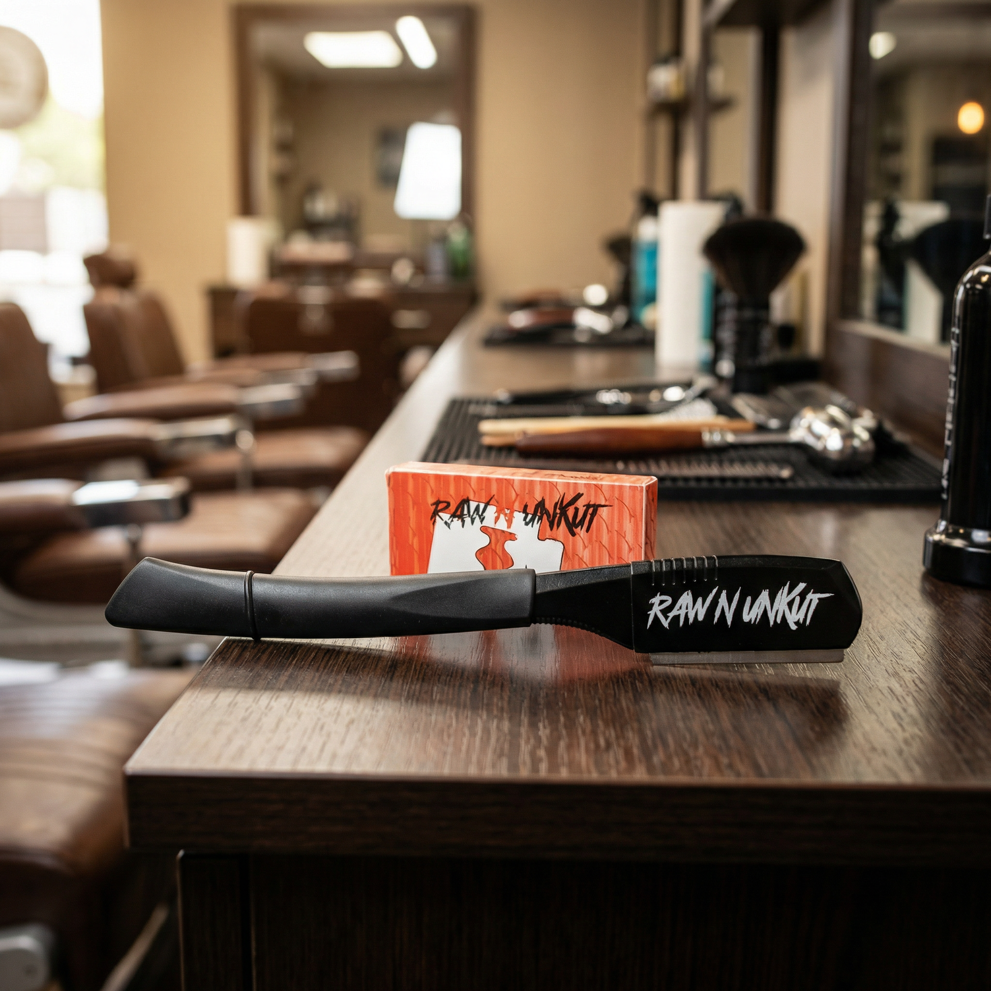 Raw N Unkut Razor Holder with 100-Blade Combo Pack RAW N UNKUT