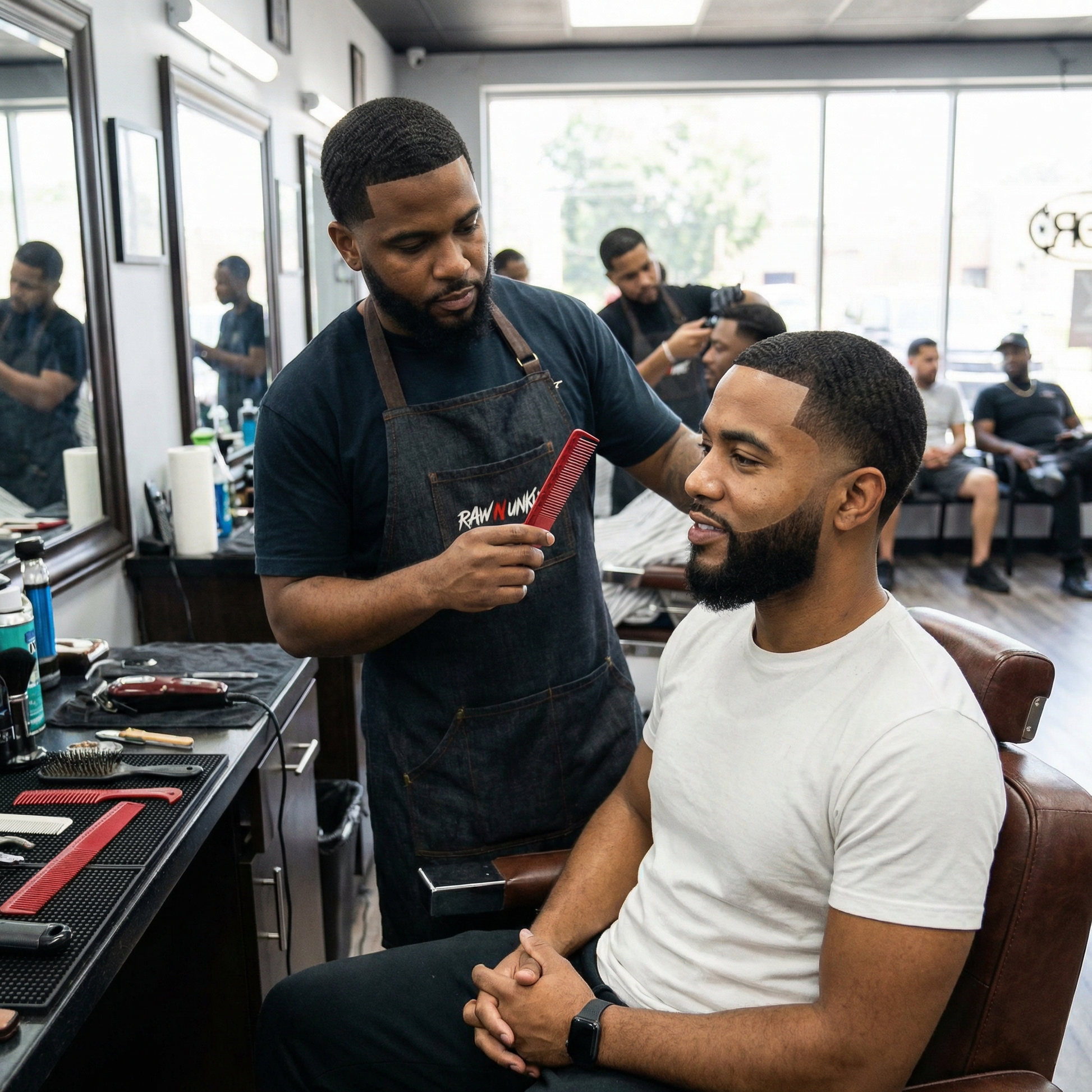 Raw N Unkut Parting Comb for Precision Styling and Ultimate Control RAW N UNKUT