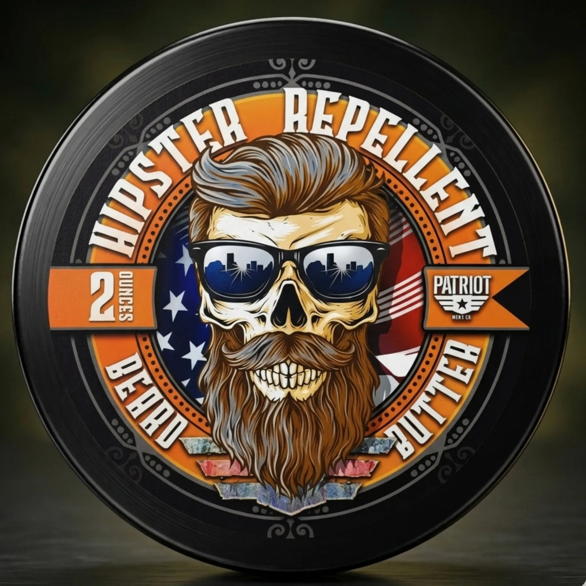 Hipster Repellent Beard Butter Citrus and Sandalwood Patriot And Company