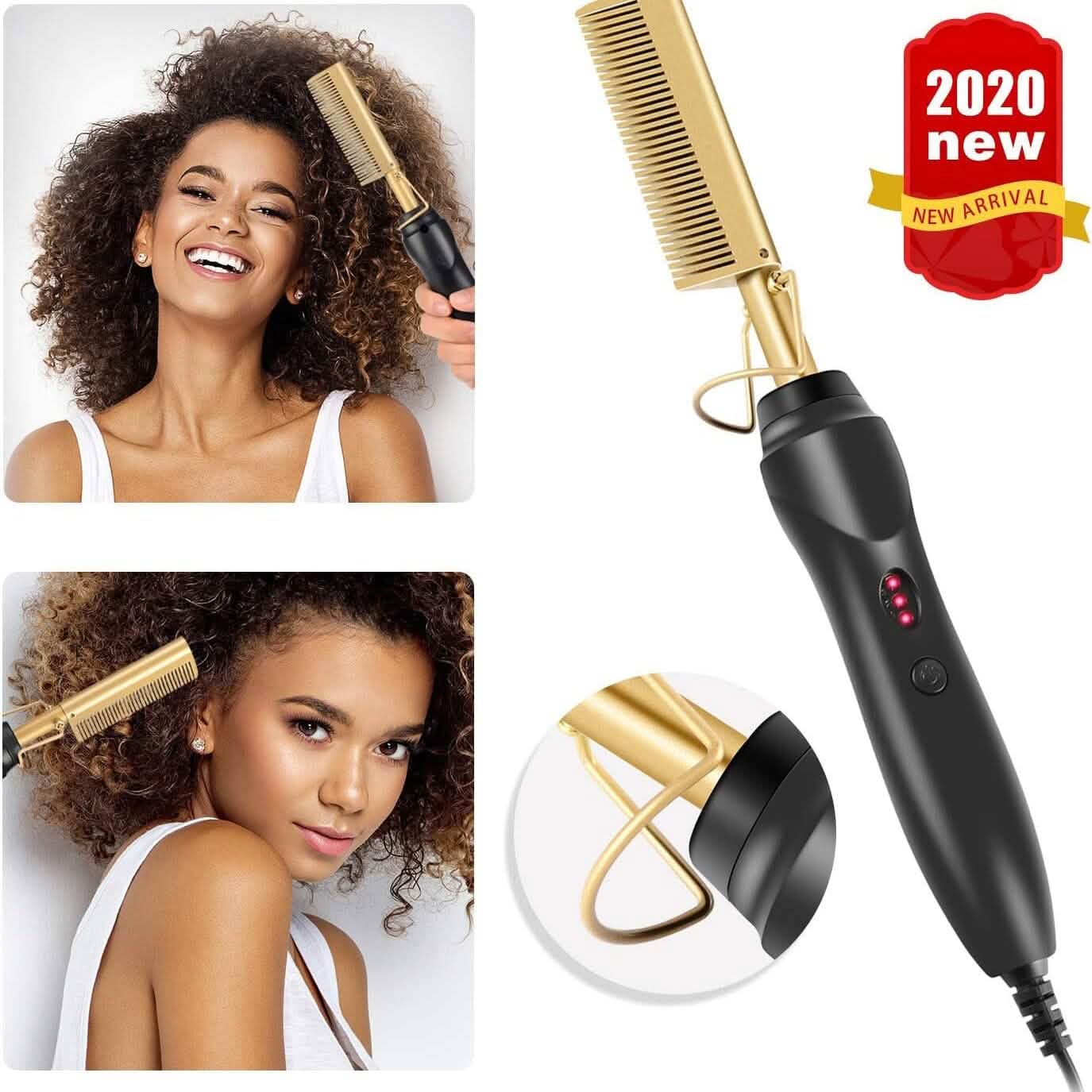 Hot Comb Hair Straightener Comb DailySale