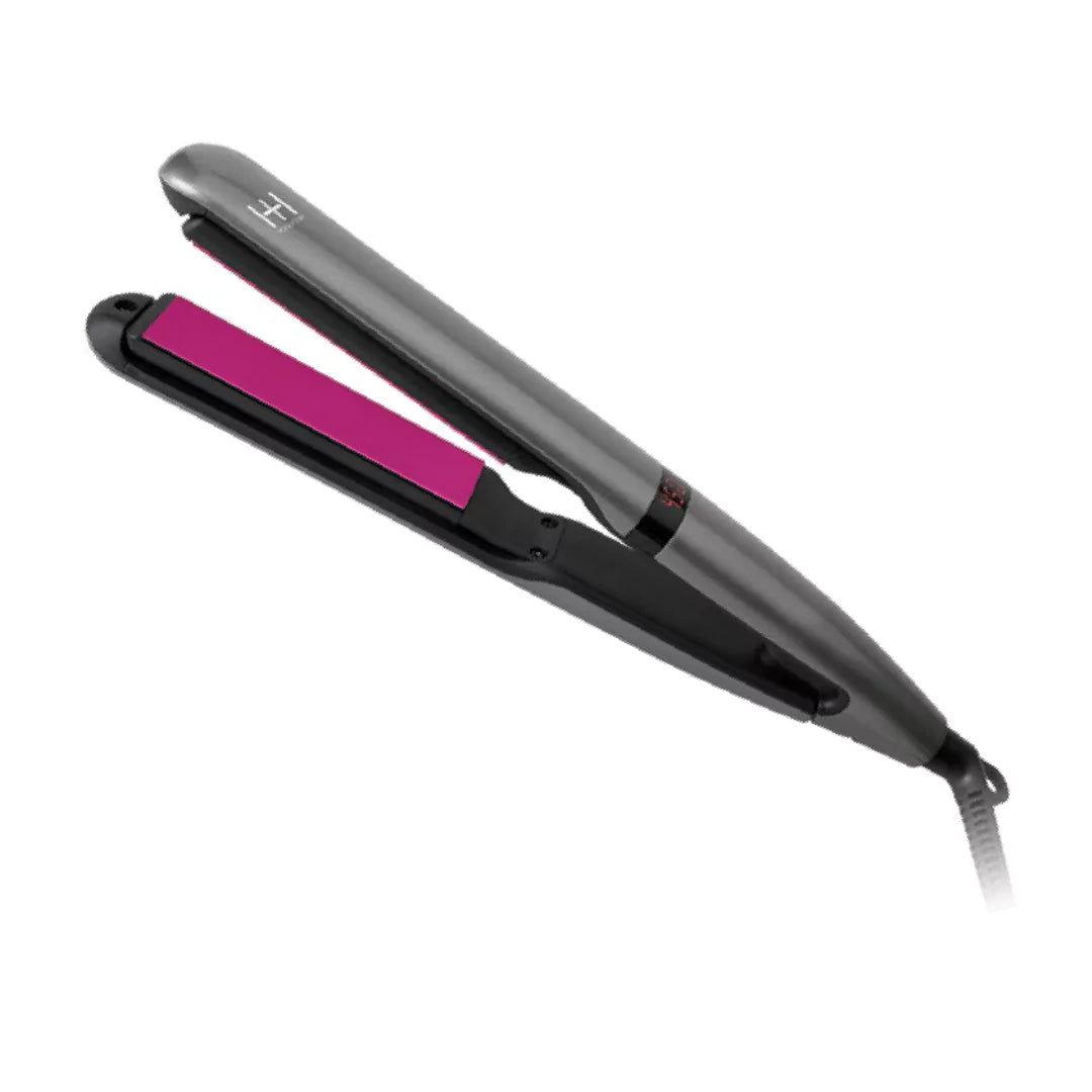 Hot & Hotter 3D Floating Plates Digital Ceramic Flat Iron 1 Inch, 1 Count, Black & Pink Annie International, Inc.