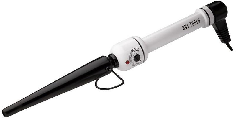 Hot Tools Professional Nano Ceramic Tapered Curling Iron, 3/8"–3/4" VIP Extensions