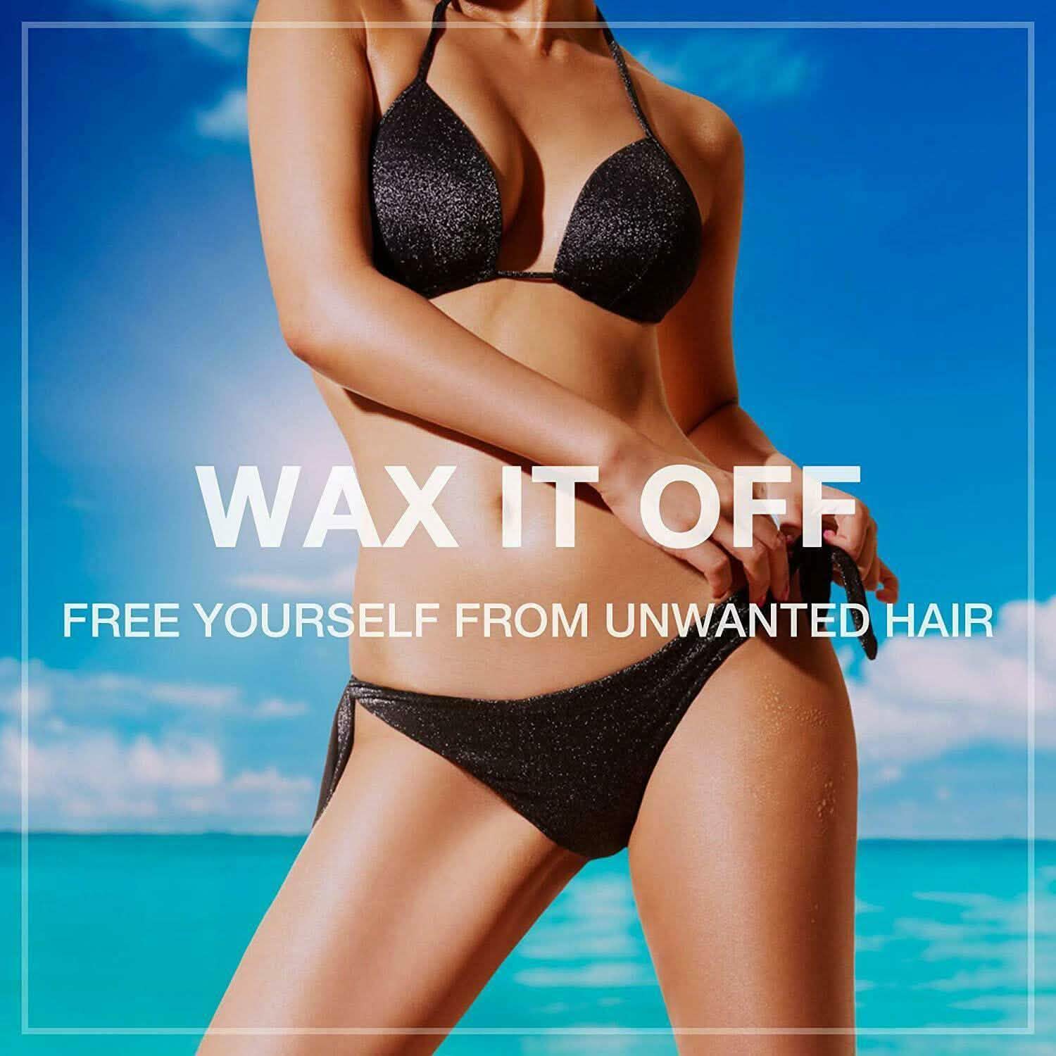 Hot Wax Warmer Hair Removal Depilatory Waxing Kit DailySale