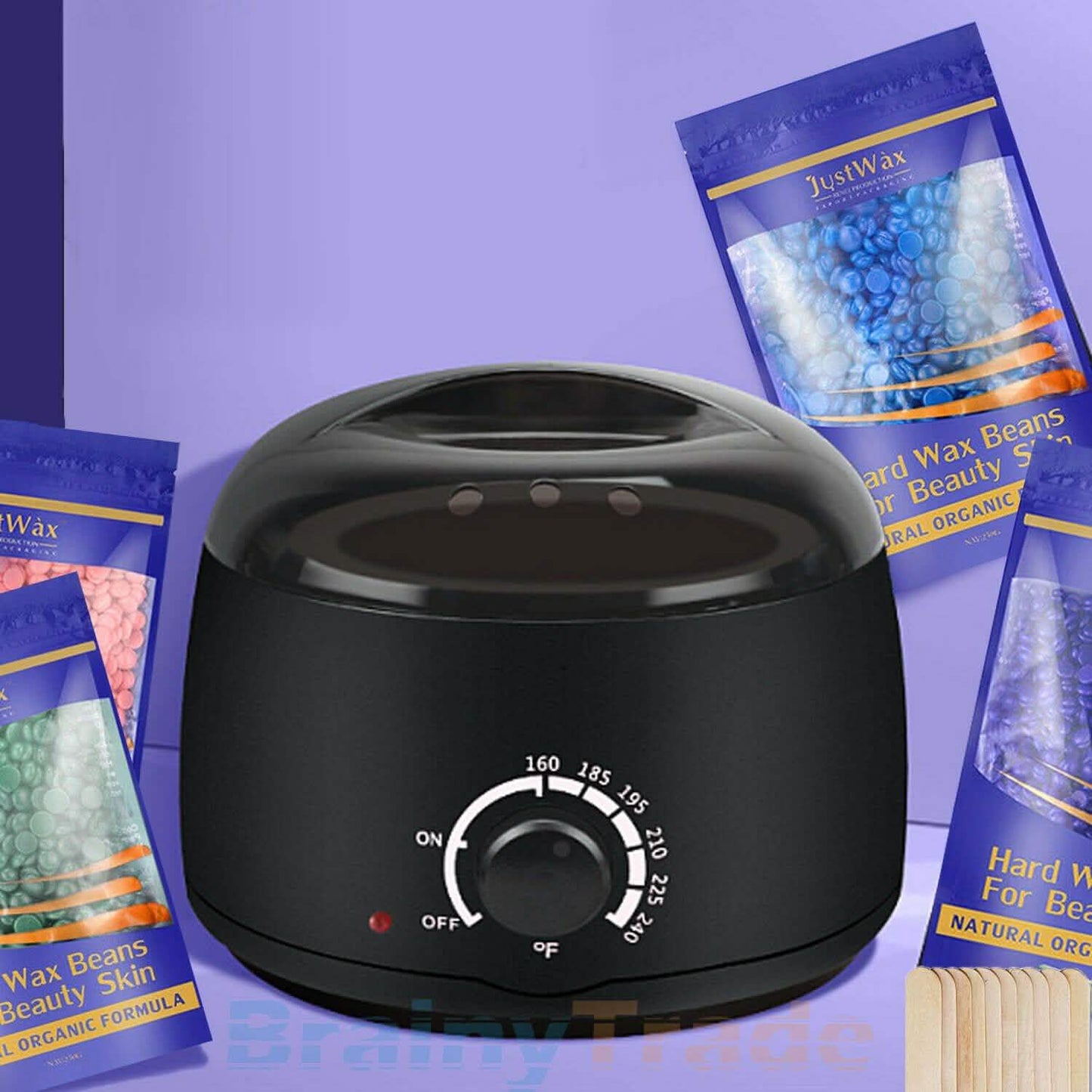 Hot Wax Warmer Hair Removal Depilatory Waxing Kit DailySale