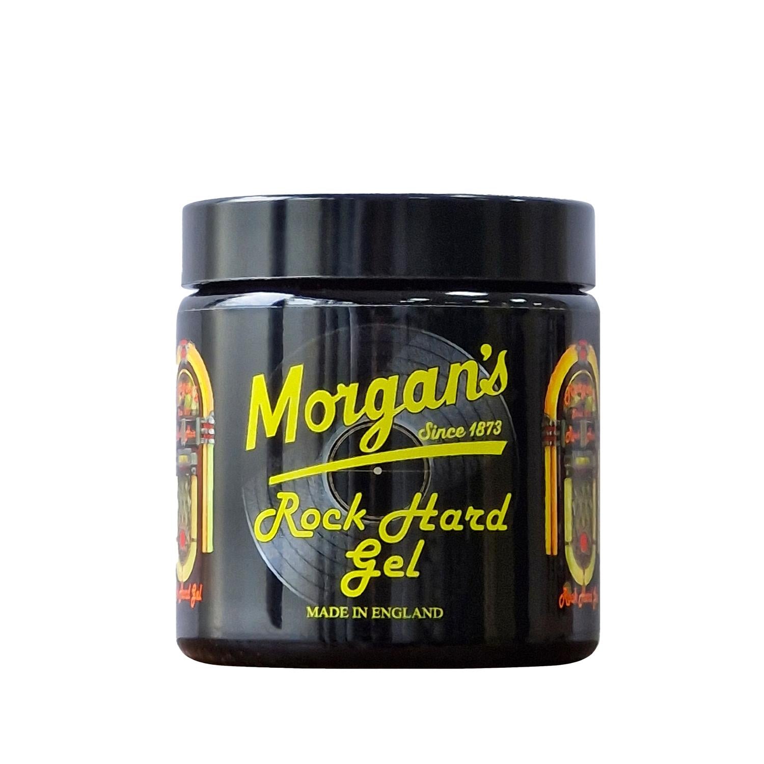Morgan's Pomade Rock Hard Strong Hold Hair Styling Gel for Men - 4.06 fl oz Beauty Care Bag