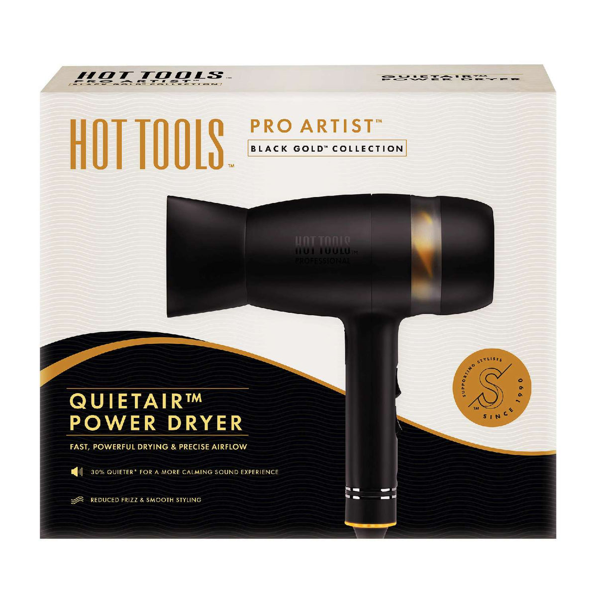 Hot Tools Pro Artist Gold Black Quietair Power Dryer My Beauty Site Pro