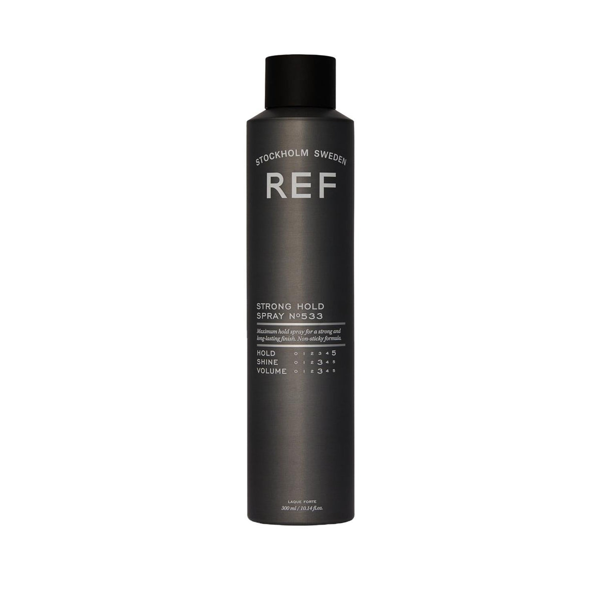 REF Strong Hold Hair Spray - 300ml Long-Lasting Styling for All Hair Types Beauty Care Bag