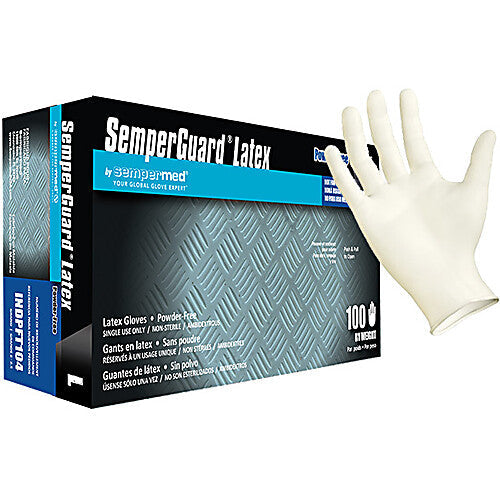 SemperGuard Latex Gloves - Large Queen Nails & Beauty Supplies