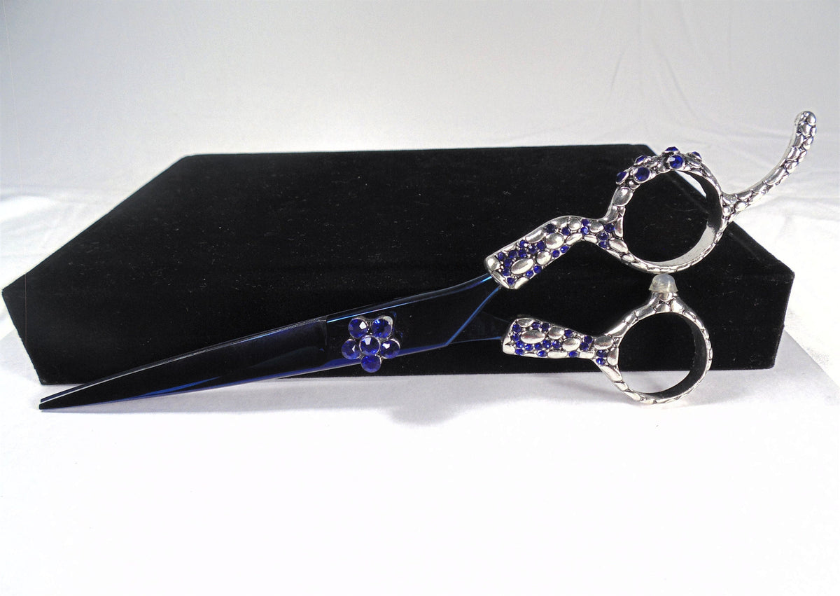 Professional hair dressing shear 6.25" (Mystical series - blue silver) Tamsco Precision Tools