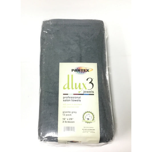 Protex - Salon Towels: Granite Gray 16” x 29”(12pc)