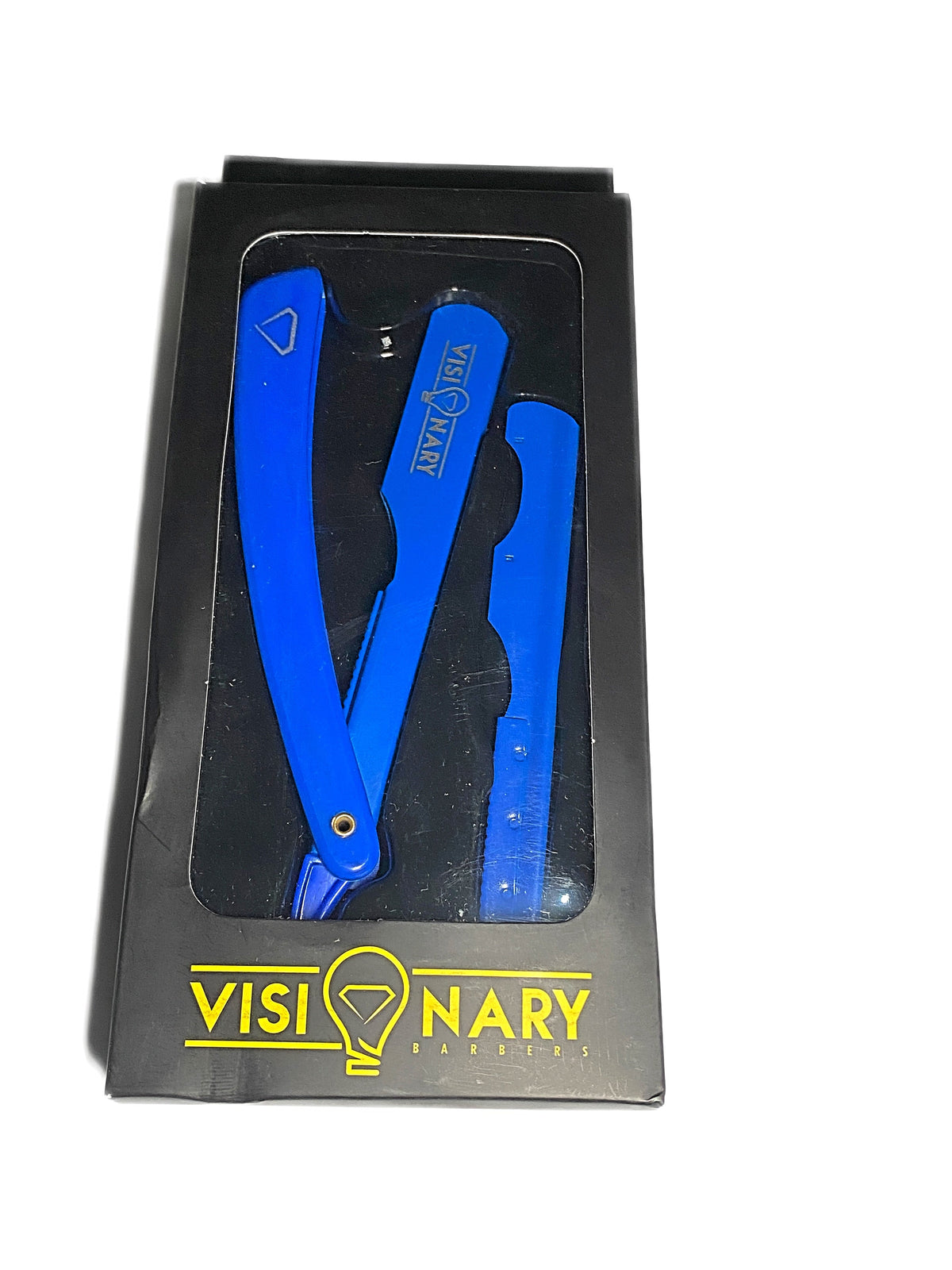 Electric Blue Razor Visionary Barbers