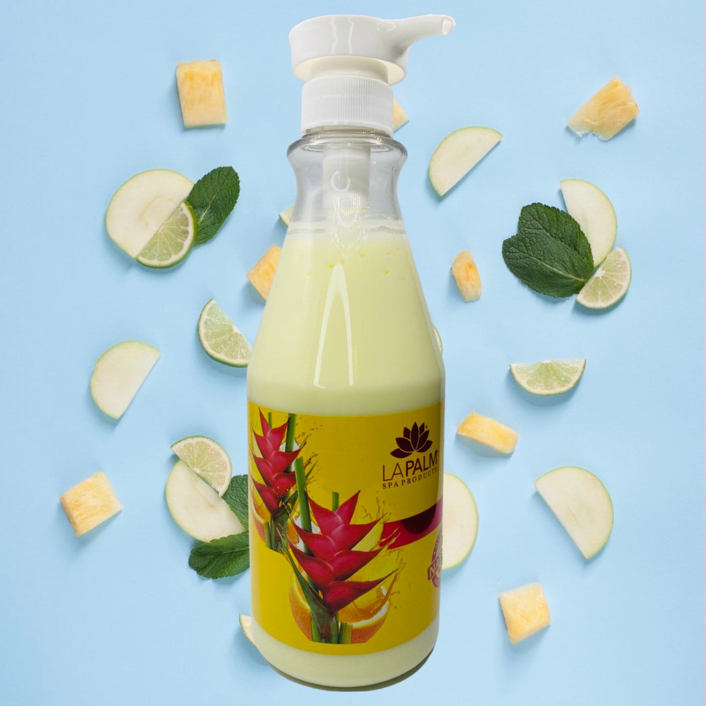 Massage Lotion 24oz - w/Pump - Tropical Citrus Lunali Nail Supply