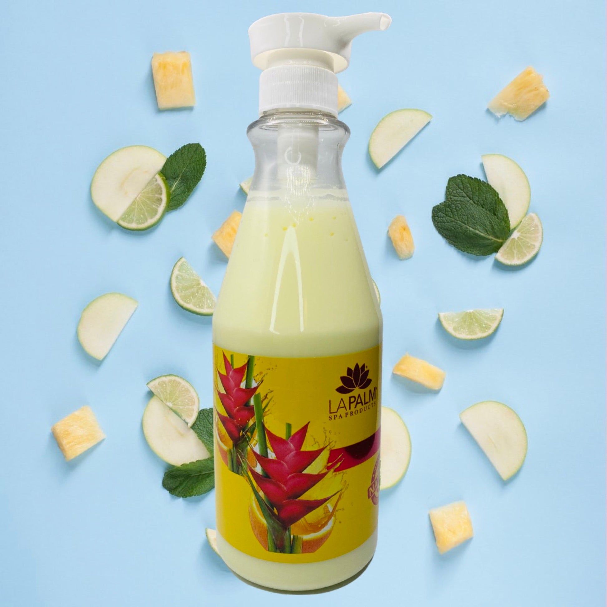Massage Lotion 24oz - w/Pump - Tropical Citrus Lunali Nail Supply