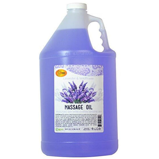 Spa Redi Massage Oil - Lavender & Wildflower 128oz (Gallon)