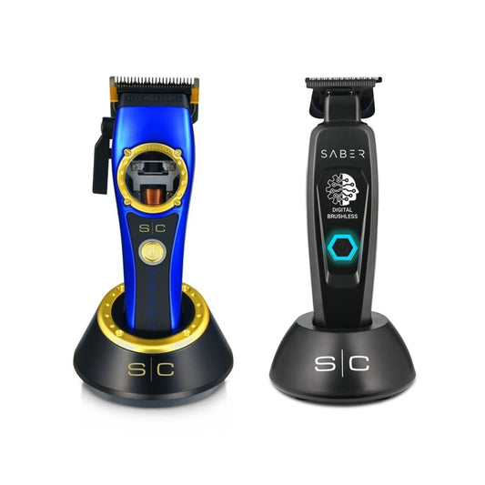 StyleCraft Instinct Clipper & Saber Trimmer Combo (PREORDER) The Barber Plug