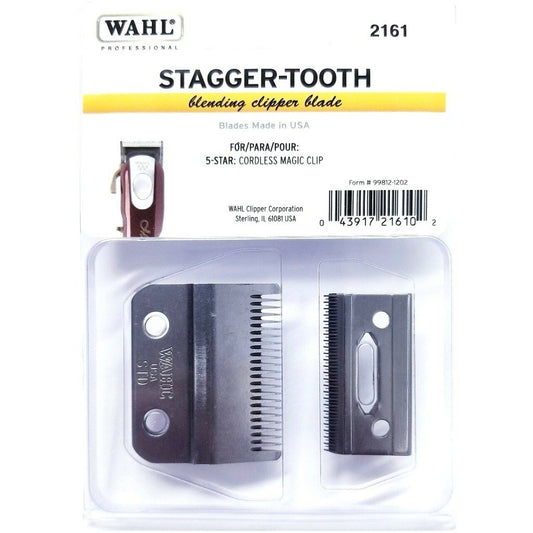 WAHL BLADE 2-HOLE STAGGER TOOTH 02161 The Barber Plug