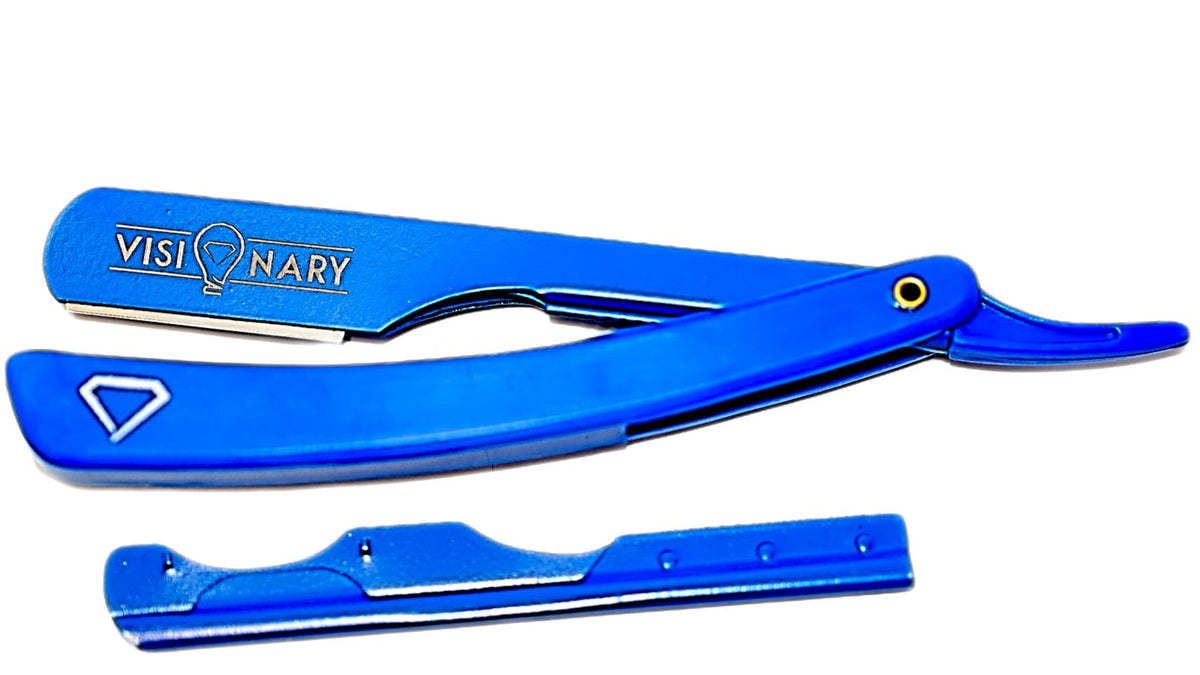 Electric Blue Razor Visionary Barbers