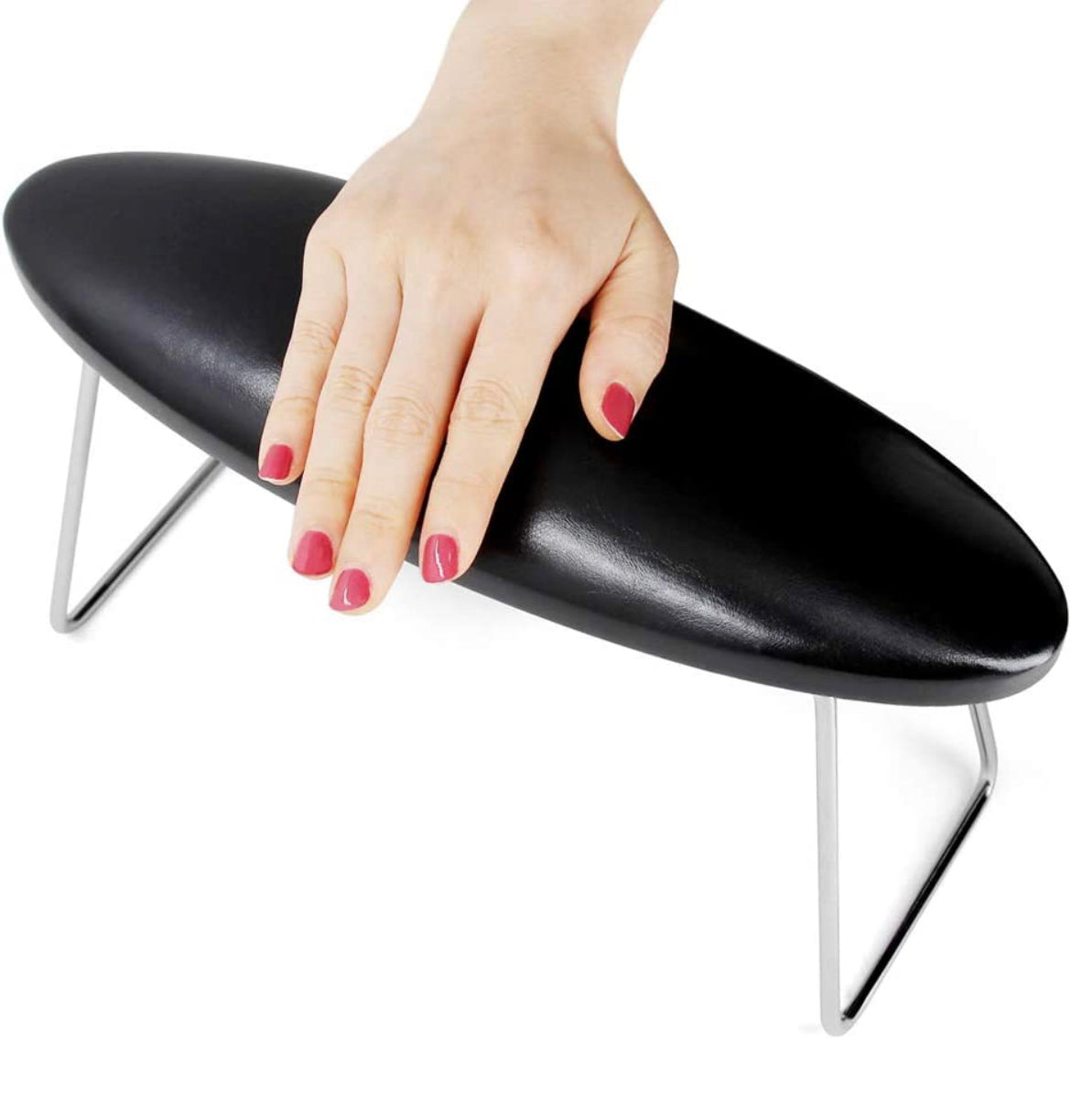Black Arm Rest  - Microfiber Leather Lunali Nail Supply
