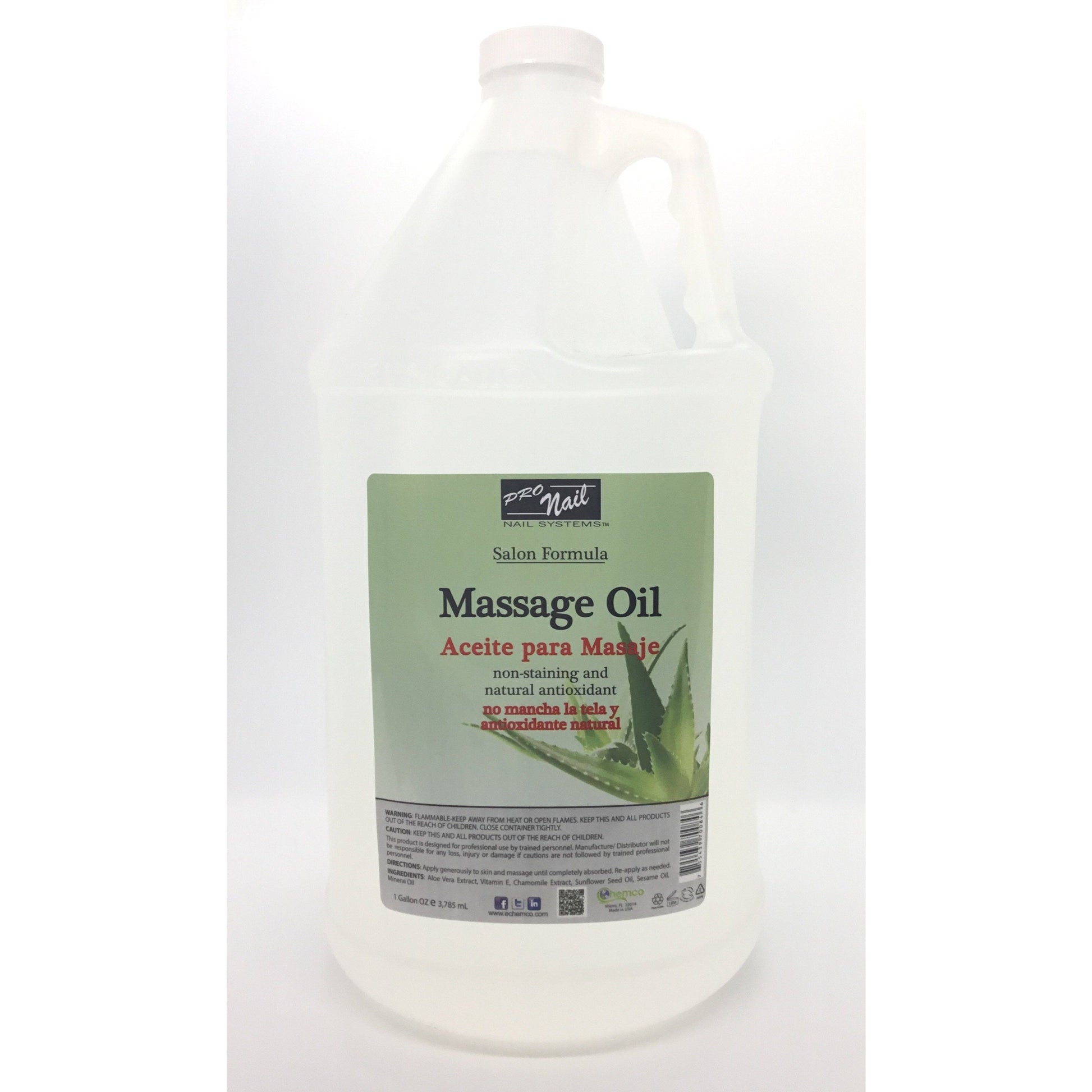 ProNail Massage Oil - Unscented 128oz Queen Nails & Beauty Supplies