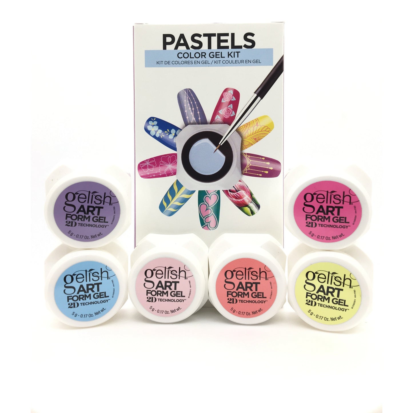 Gelish Art Form Gel 2D Pastels Color Gel