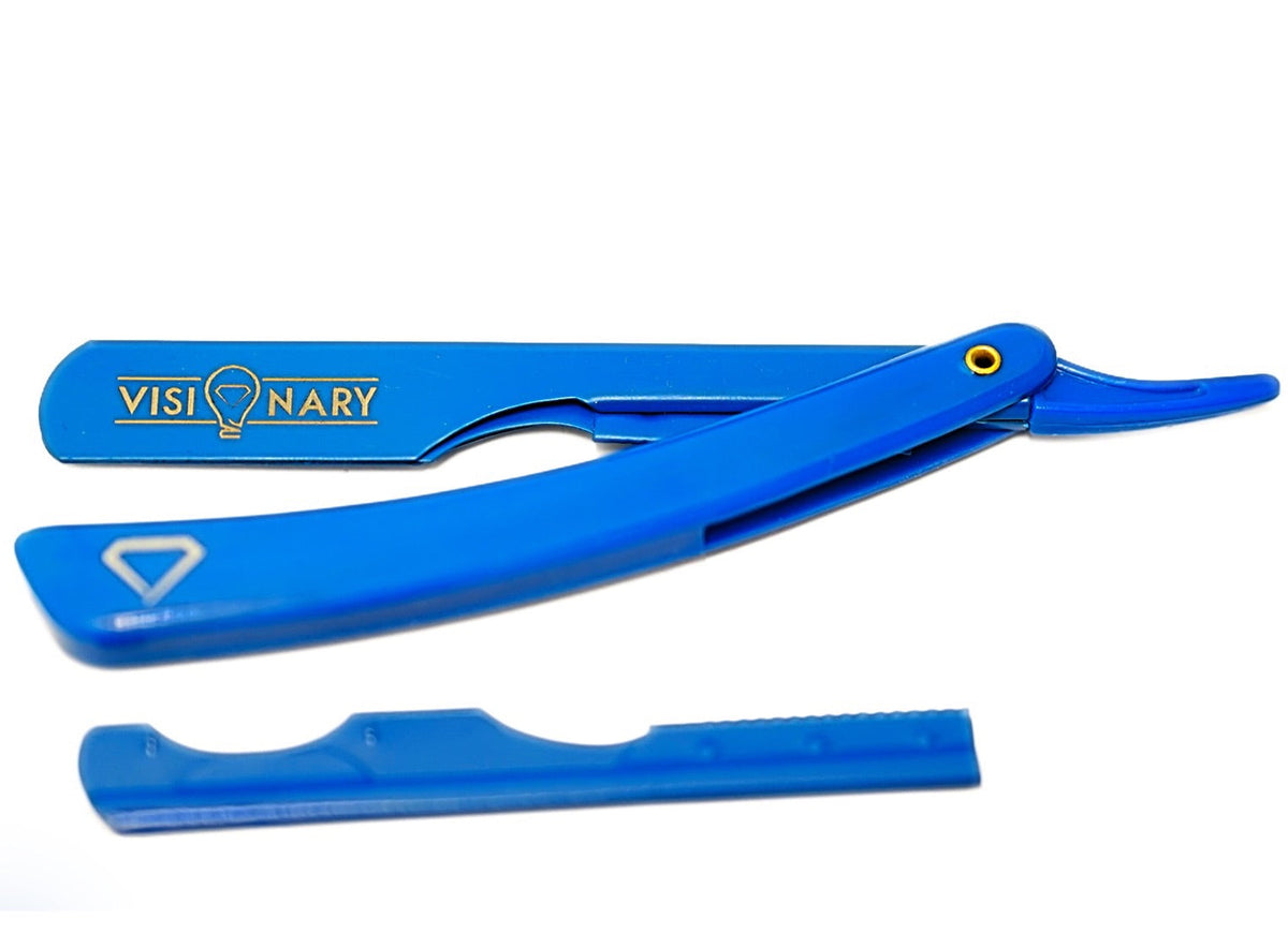 Electric Blue Razor Visionary Barbers