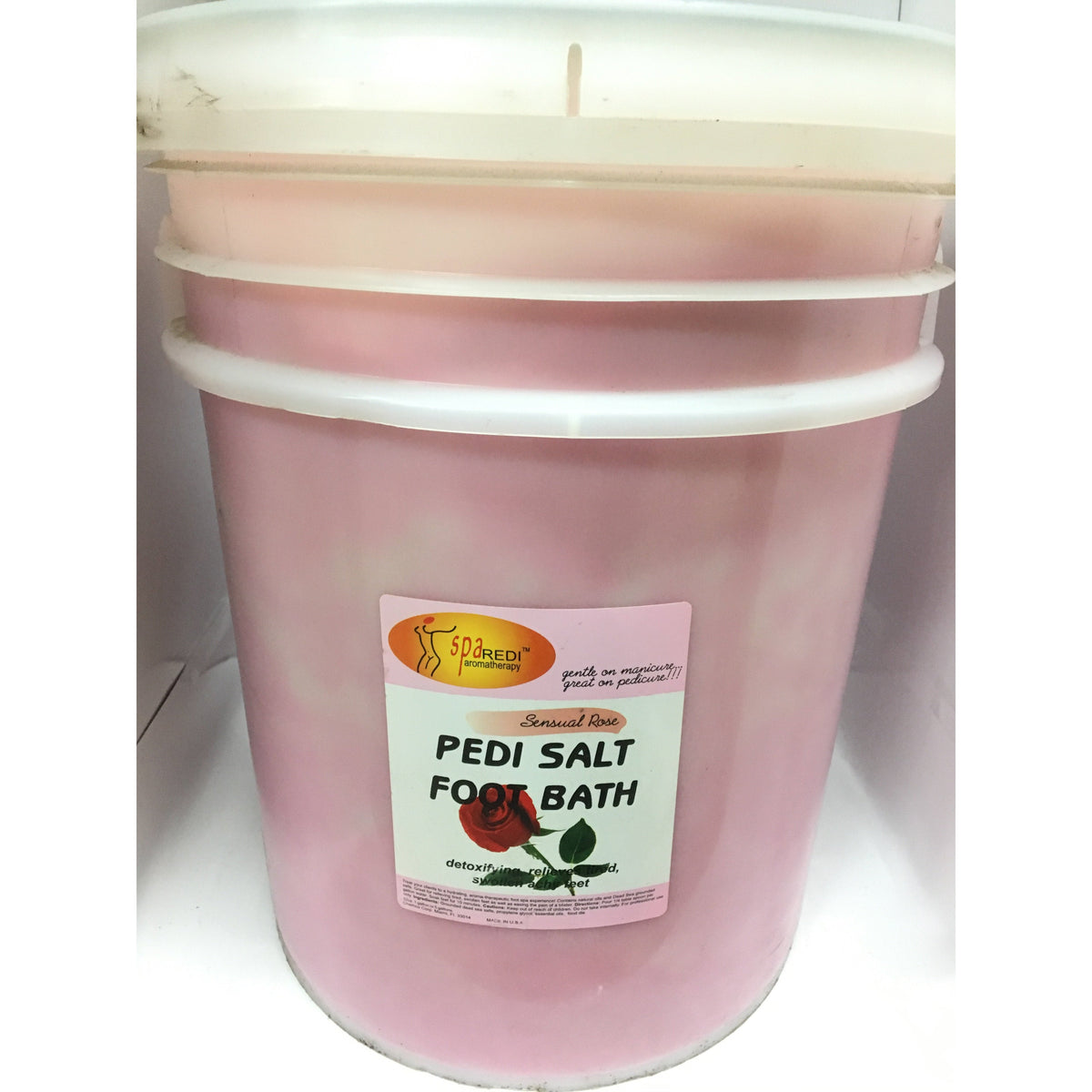 Spa Redi - Fine Bath Salt - Sensual Rose 5Gal Queen Nails & Beauty Supplies